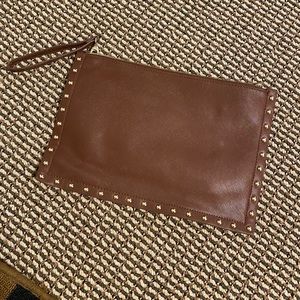 Whiskey brown satchel